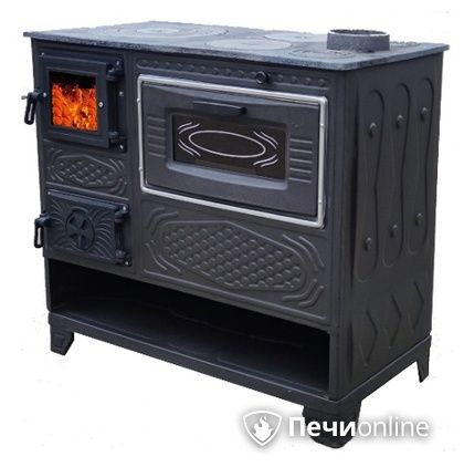 Отопительно-варочная печь МастерПечь ПВ-05С с духовым шкафом, 8.5 кВт в Верхней Пышме